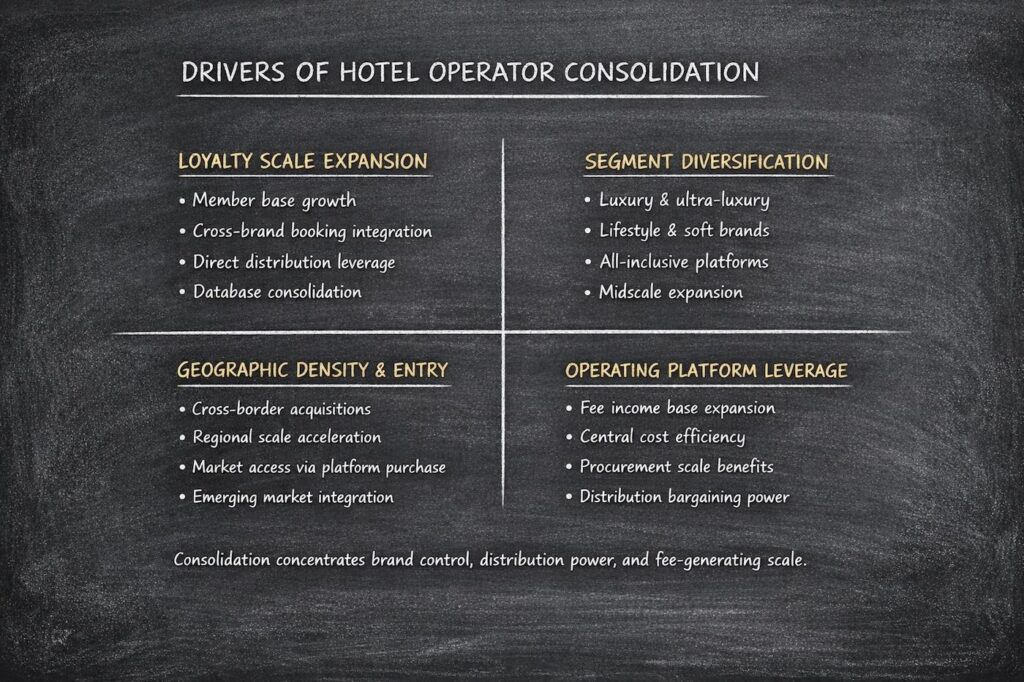 Consolidation of Hotel Operators Drivers