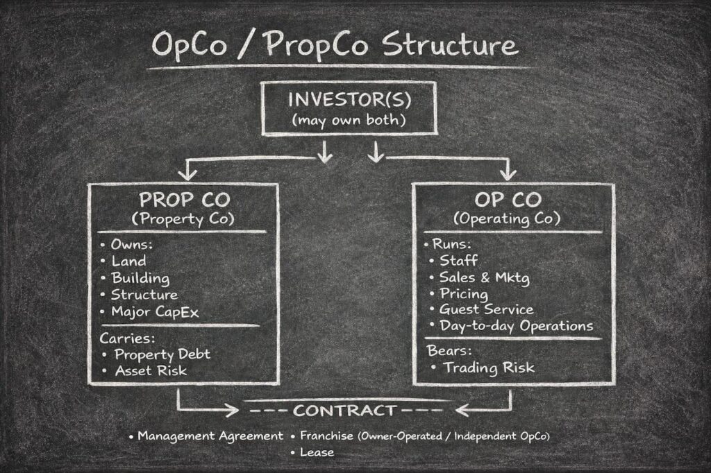 Hotel PropCo OpCo Structure