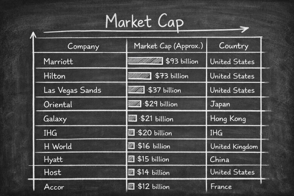 Hotel Operator Links | Largest Global Hotel Companies & Brands - Market Cap