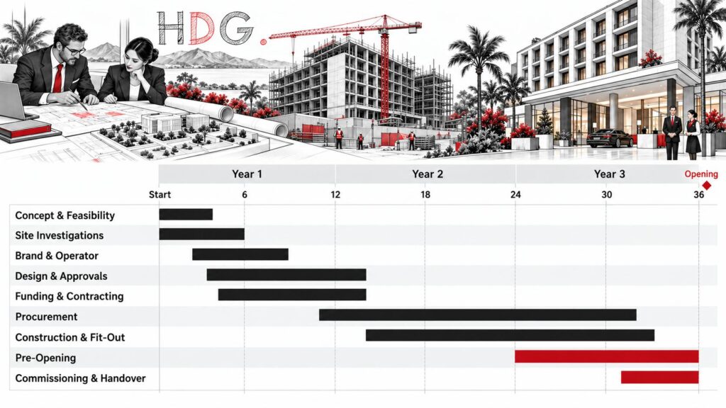 Hotel Development Timeline